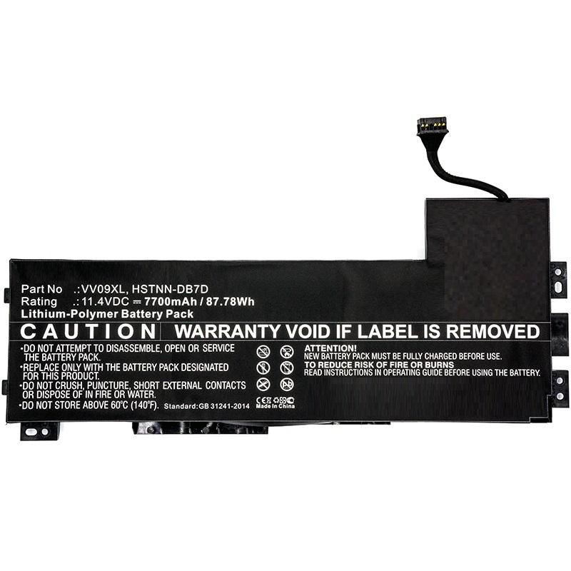 Laptop Battery for HP 82.00Wh