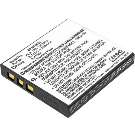 Battery 2.41Wh Li-ion 3.7V