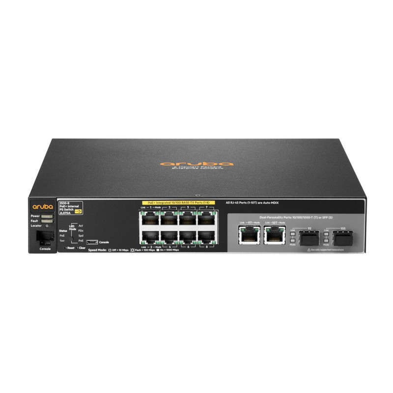 2530-8-PoE+Internal PS Switch