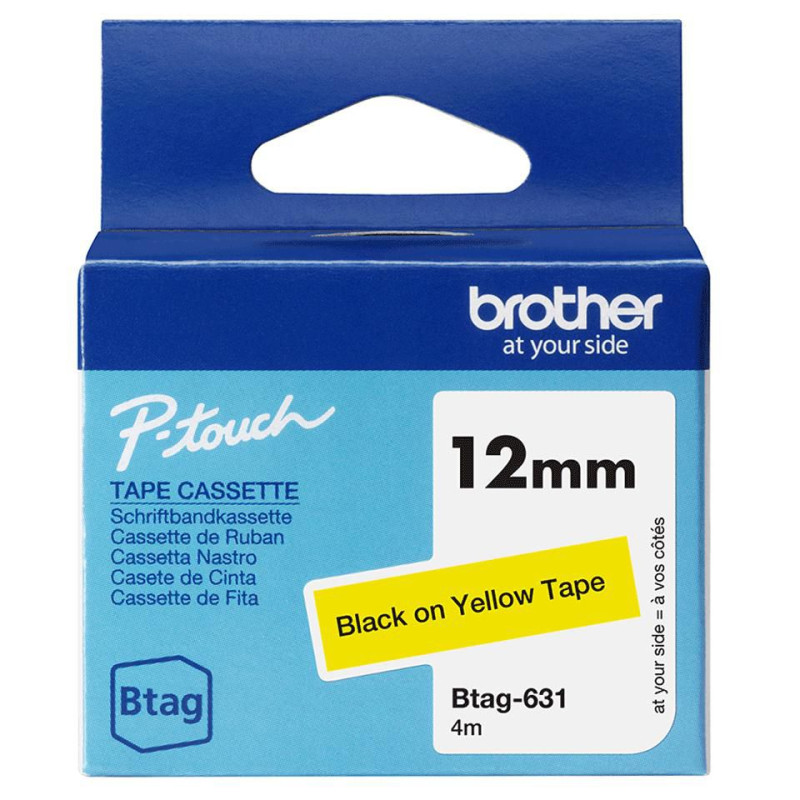 Label-Making Tape Black On