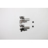 Silver plastic laptop hinge
