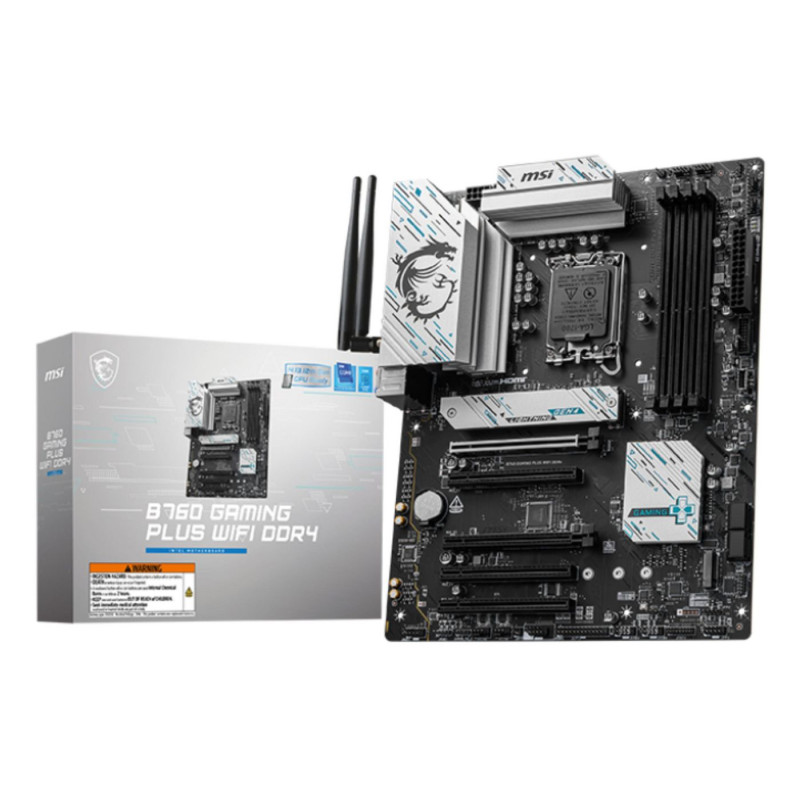 Placa Msi B760 Gaming Plus Wifi DDR4,INTEL,1700,B760,4DDR4,1 | APLIUM