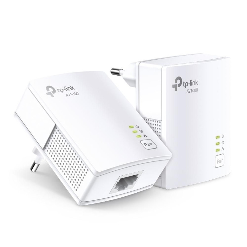 Adaptador Powerline TP-Link TL-PA7017Kit 1000Mbps/ Alcance 300m/ Pack