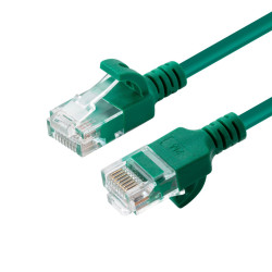 U/UTP CAT6A Slim 7.5M Green