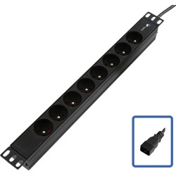 POWER STRIP 19" C20 - 8 WAY