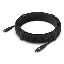 Braided power and data cable