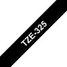 TZE325 9MM WHITE ON BLACK TAPE