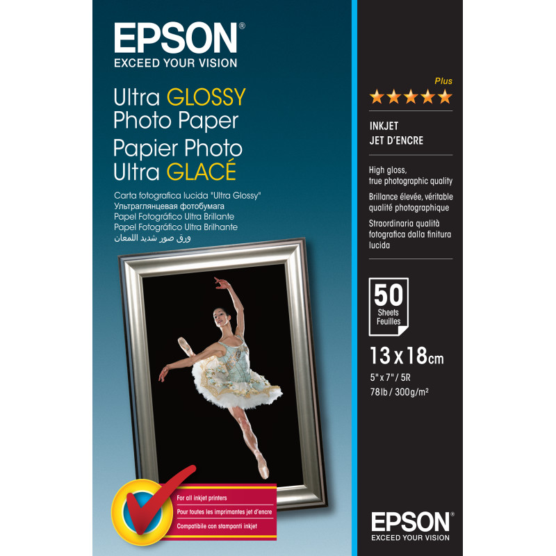 Paper/Ultra Glossy 130x180mm 300gm2 50sh