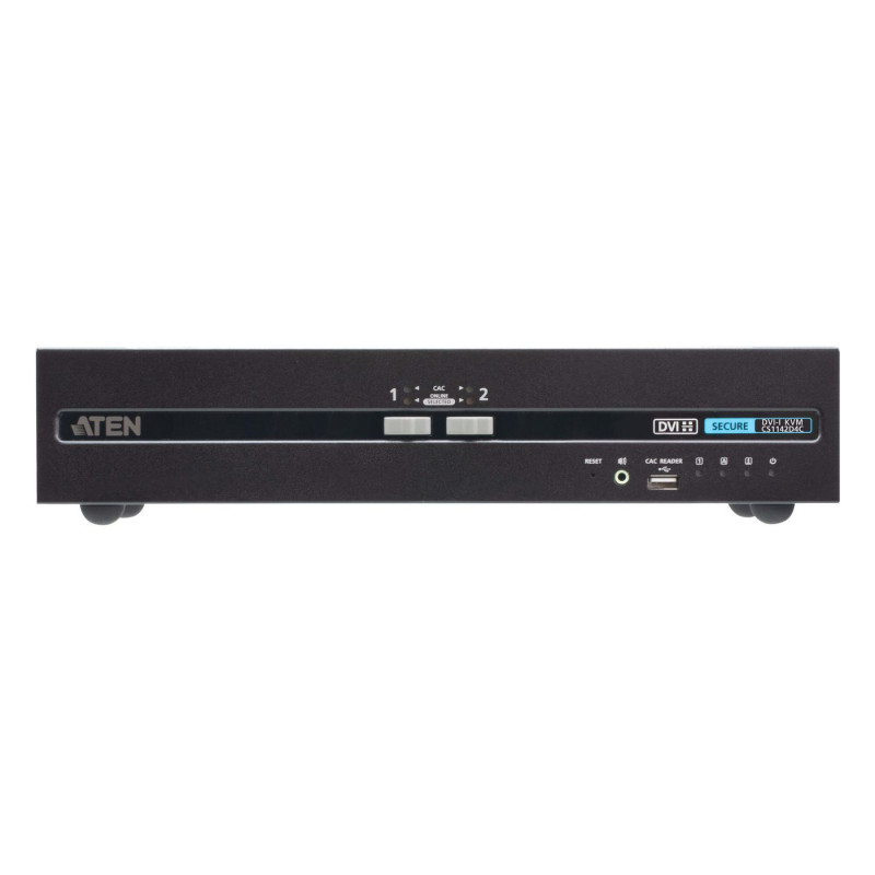 2-PORT USB - 4K DVI Dual Display Secure Kvm Switch With C | APLIUM