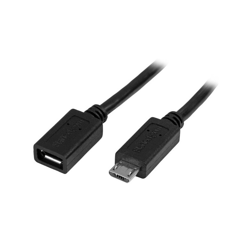 0.5m 20in Micro-USB Extension Cable M/F