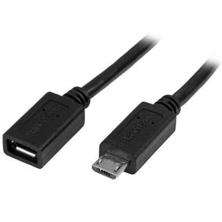 0.5m 20in Micro-USB Extension Cable M/F