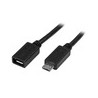 0.5m 20in Micro-USB Extension Cable M/F