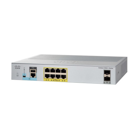Switch/Cat 2960L 8GigE 2x1G