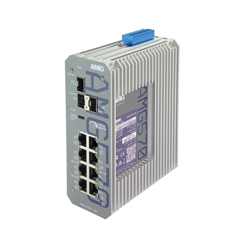 Industrial Managed Switch, 8x