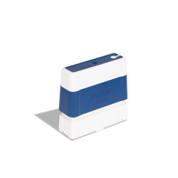 Pack 6 bleu self-inking stamps 10x60mm
