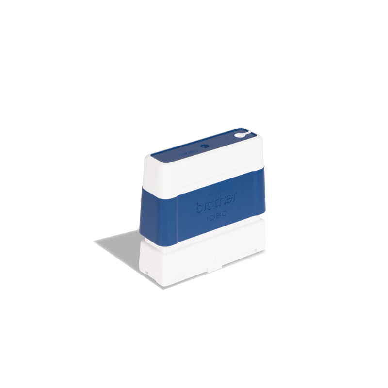 Pack 6 bleu self-inking stamps 10x60mm