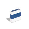 Pack 6 bleu self-inking stamps 10x60mm
