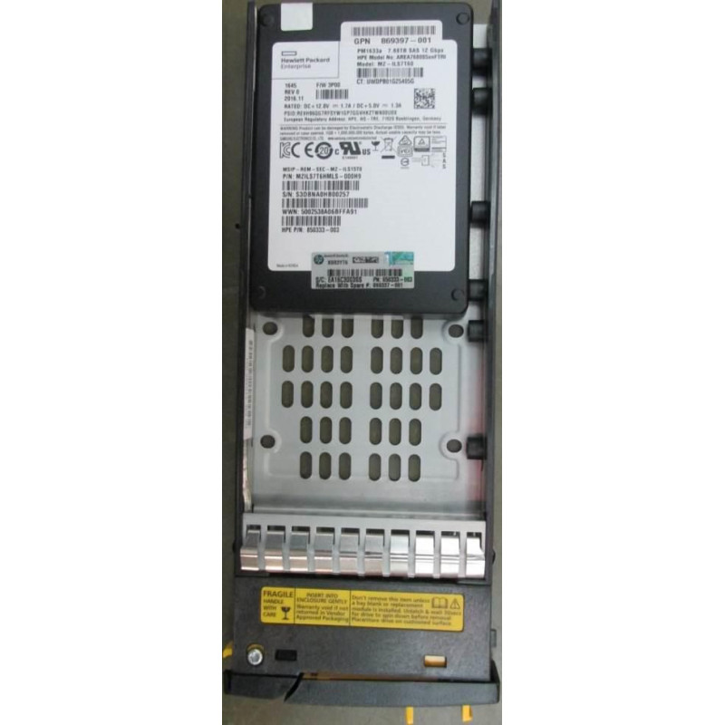 7.68TB SSD SAS SFF SS8K SM