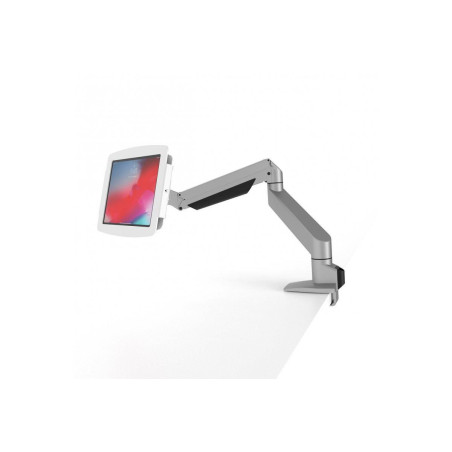iPad 10.2IN Space Enclosure Articulating Arm Mount - White | APLIUM