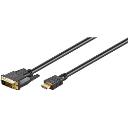 HDMI 19 - DVI-D M-M Cable 1.8m