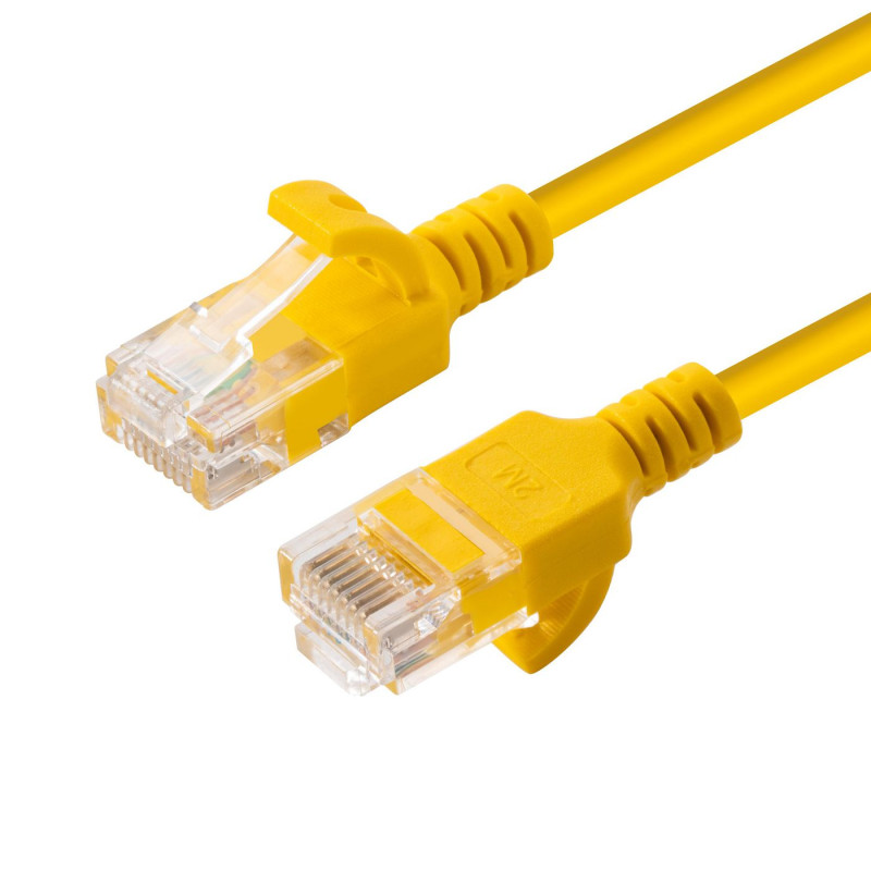 U/UTP CAT6A Slim 7.5M Yellow