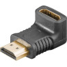 HDMI 19 Angled Adaptor F-M 4K