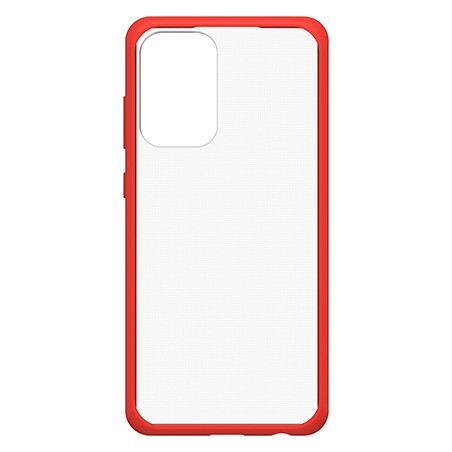 React Galaxy A72 - Power Red - clear/red