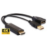 Adapter HDMI - Displayport M-F