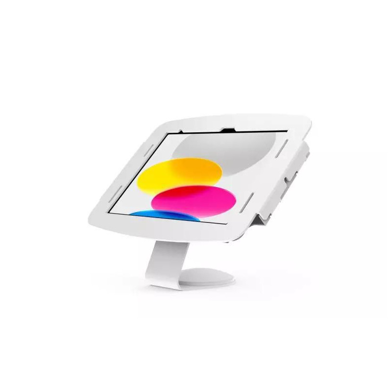 iPad 10.2IN Space Enclosure Counter Stand Or Wall Mount Wht | APLIUM