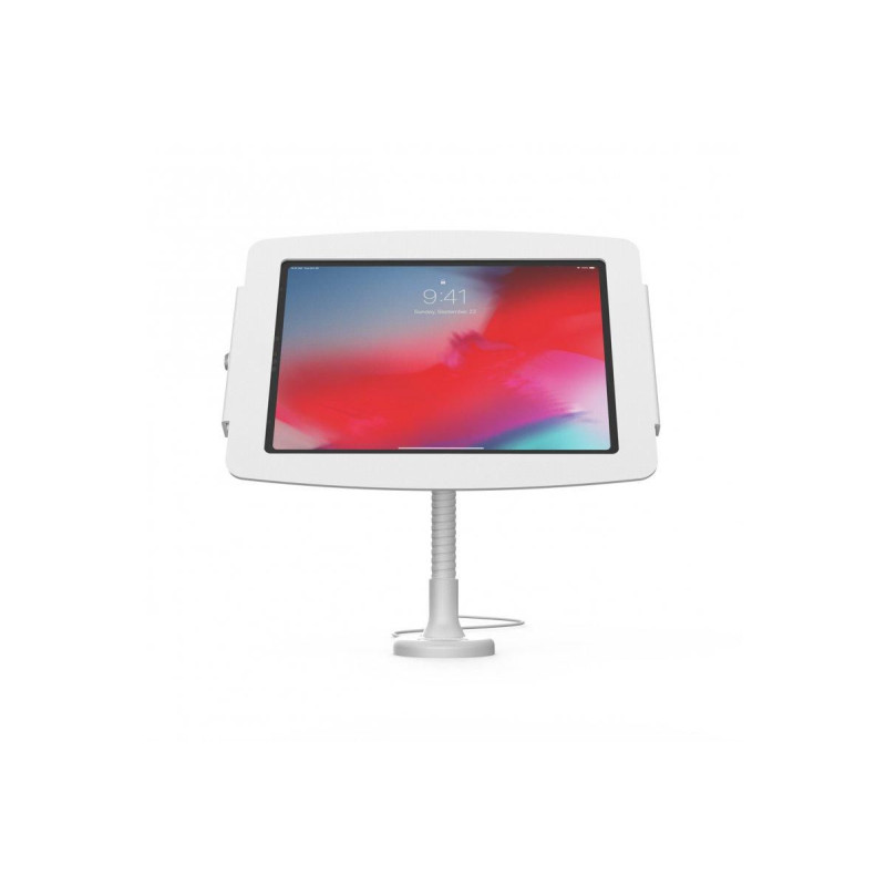 iPad 10.2IN Space Enclosure Flex Arm Mount - White | APLIUM