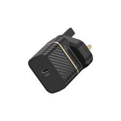 UK Plug 30W GaN - 1XUSB-C 30WUSB-PD BLK