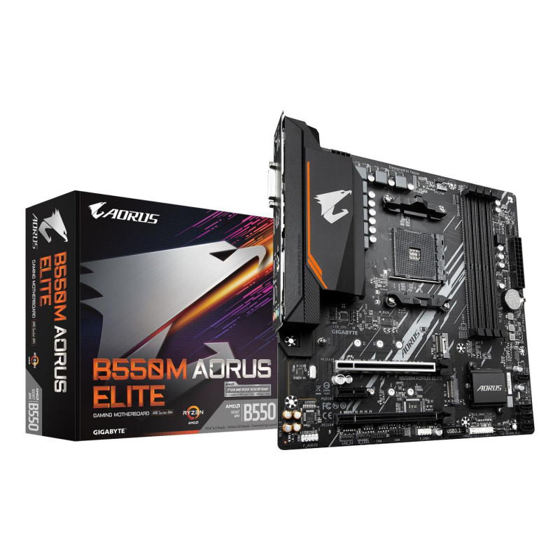 Gigabyte B550M AORUS ELITE Zócalo AM4 Micro ATX AMD B550 | APLIUM