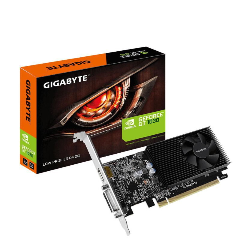 Tarjeta Gráfica Gigabyte GeForce GT 1030 D4 2G/ 2GB GDDR4/ Compatible