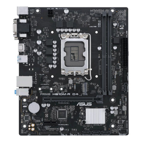Placa Base Asus Prime H610M-R D4 Socket 1700/ DDR4/ PCIe 4.0/ Micro AT