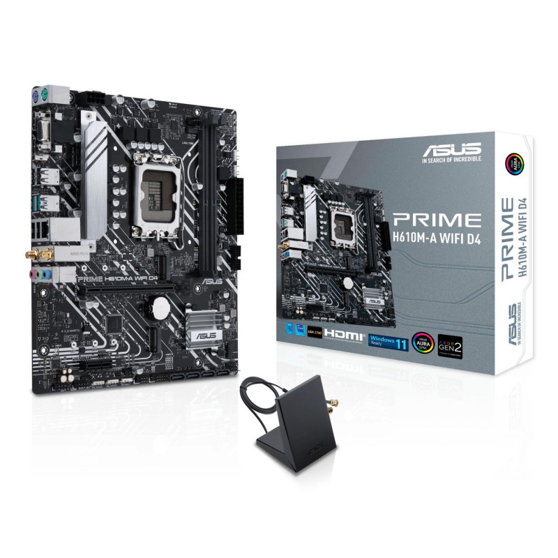 ASUS PRIME H610M-A WIFI D4 Intel H610 LGA 1700 micro ATX | APLIUM