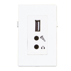 USB2.0+2x Mini Jack Module.