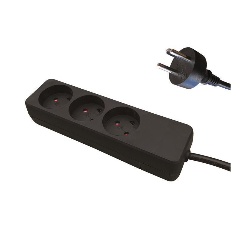 Plast Power Strip 3-way K