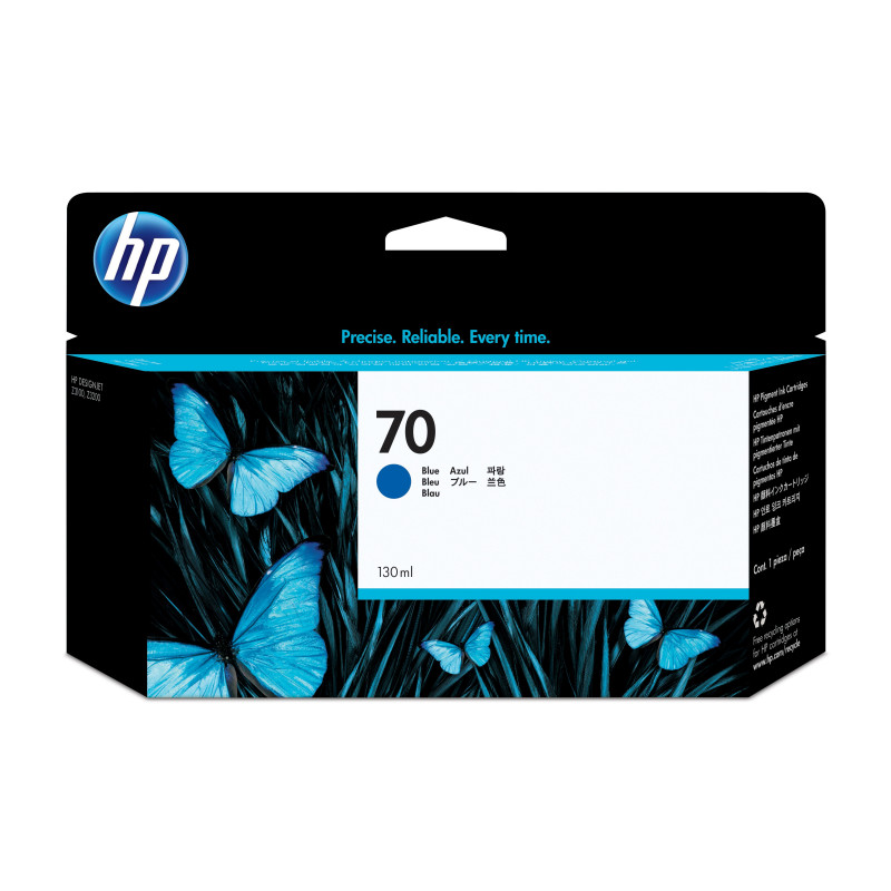 HP No 70 Ink Cart/Blue w/vivera