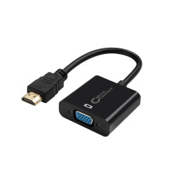 Adapter HDMI - VGA M/F, Black