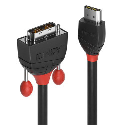 2M Hdmi To Dvi Cable, Black
