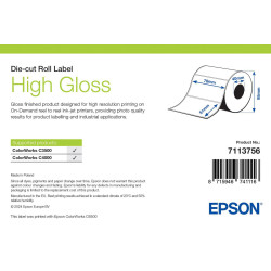 High Gloss Label Die-cut Roll 76MM X 51MM 610 Labels | APLIUM