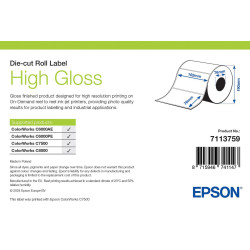 High Gloss Label Die-cut Roll 102MM X 76MM 1570 Labels | APLIUM