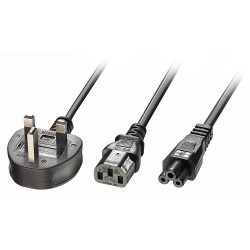 2.5M Uk 3 Pin Plug To 1X C13