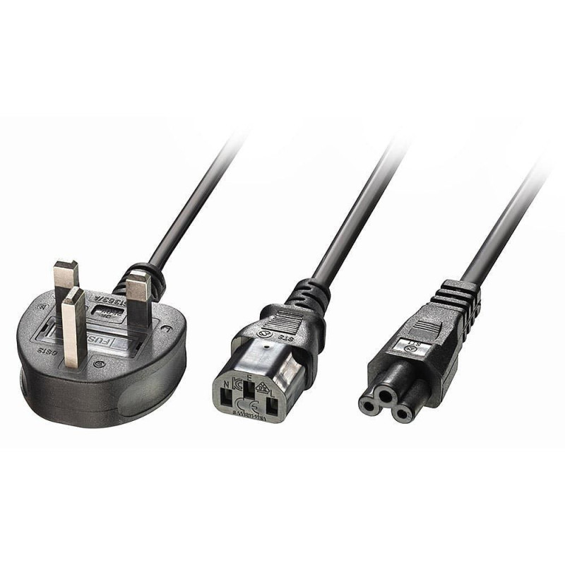 2.5M Uk 3 Pin Plug To 1X C13
