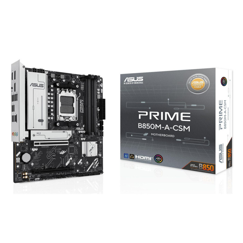 ASUS PRIME B850M-A-CSM AMD B850 Zócalo AM5 micro ATX | APLIUM