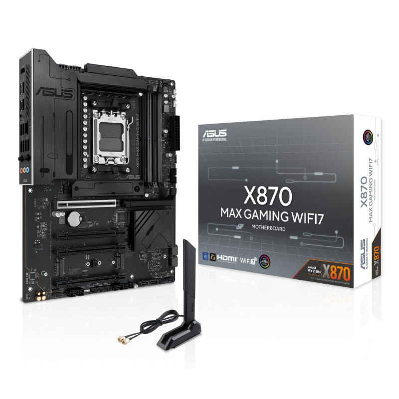 ASUS X870 MAX GAMING WIFI7 AMD X870 Zócalo AM5 ATX | APLIUM