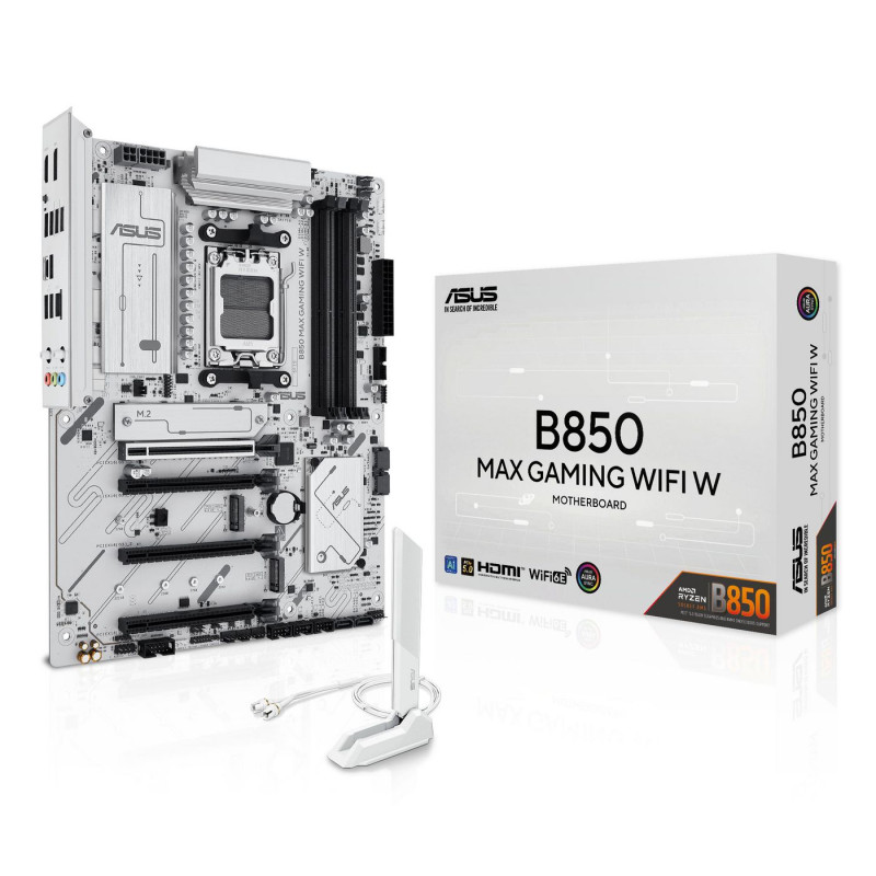 ASUS B850 MAX GAMING WIFI W AMD B850 Zócalo AM5 ATX | APLIUM
