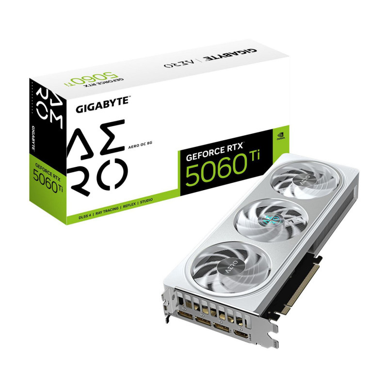 GIGABYTE GeForce RTX 5060 Ti AERO OC 8G Tarjeta Gráfica – 8 | APLIUM