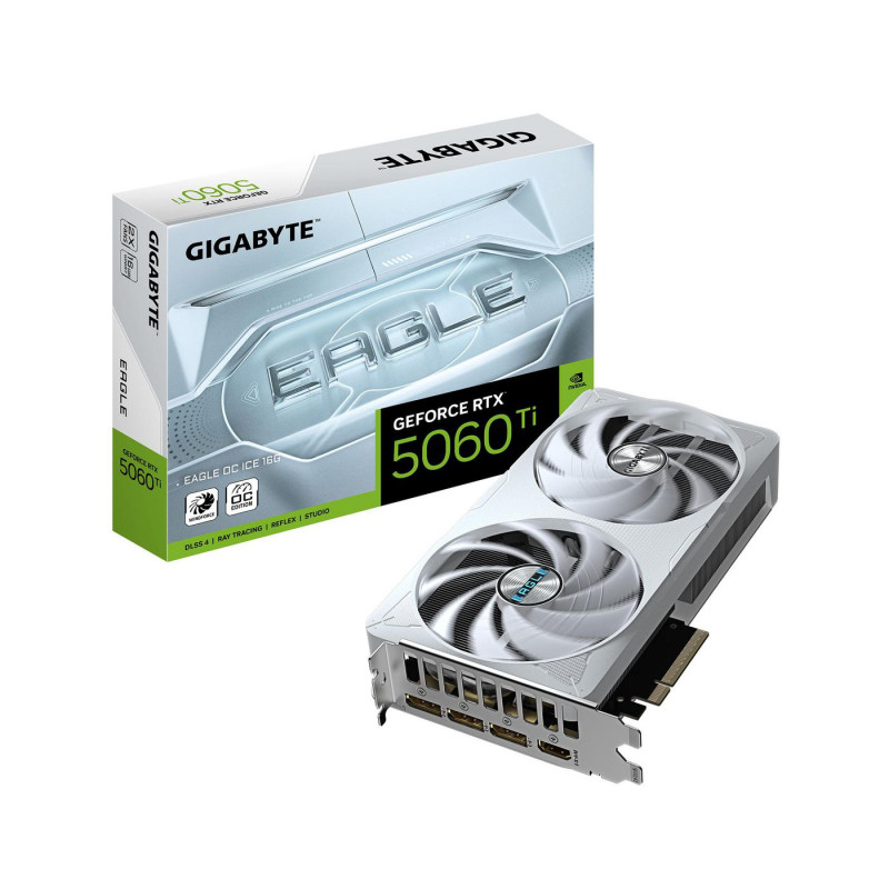GIGABYTE GeForce RTX 5060 Ti EAGLE OC ICE 16G Tarjeta Gráfic | APLIUM