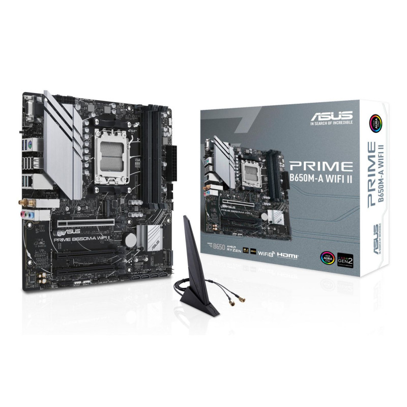 Placa Base Asus Prime B650M-A WIFI II Socket AM5/ DDR5/ PCIe 5.0/ Micr